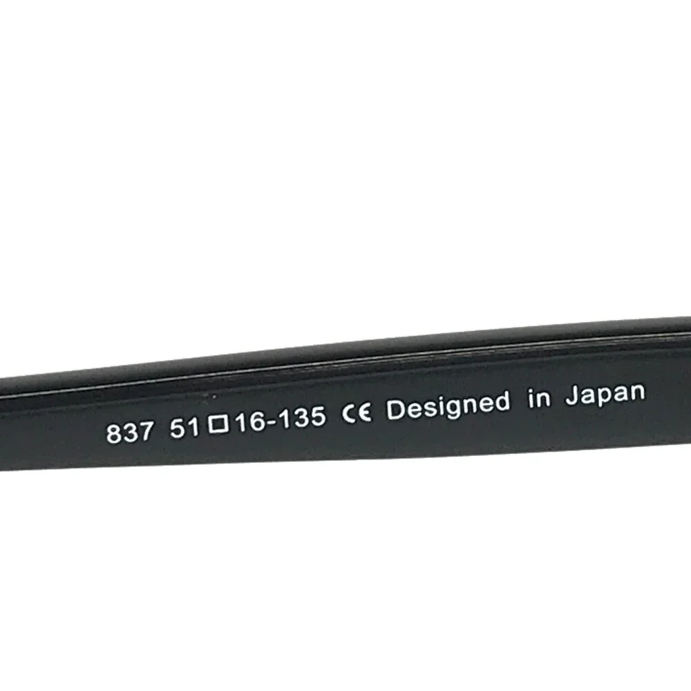 Bellagio Eyeglasses Frames 837 C01 Black Round Cat Eye Full Rim 51-16-135